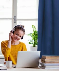 Relaxdays 8 X Vorhang In Blau - (B)135 X (H)175 Cm 12 Relaxdays 8 X Vorhang In Blau - (B)135 X (H)175 Cm -Relaxdays Verkaufsshop relaxdays 8 x vorhang in blau b 135 x h 175 cm 4