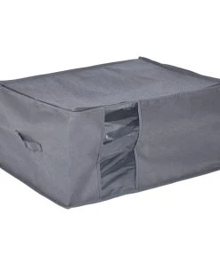 Relaxdays Aufbewahrungstasche In Grau - (B)60 X (H)30 X (T)45 Cm