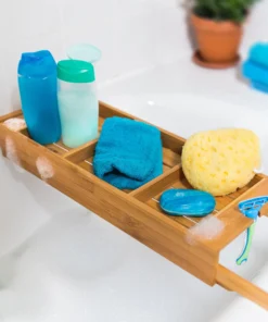 Relaxdays Badewannenablage In Natur- (B)67,5 X (H)7 X (T)21 Cm -Relaxdays Verkaufsshop relaxdays badewannenablage in natur b 67 5 x h 7 x t 21 cm 1