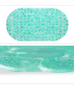 Relaxdays Badewannenmatte In Grün - (B)68 X (T)35,5 Cm