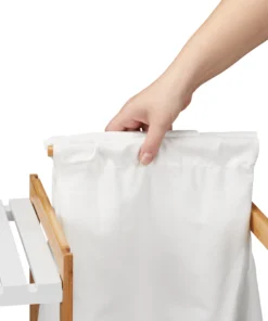 Relaxdays Badregal In Natur/Weiß - (B)65,5 X (H)76 X (T)33 Cm -Relaxdays Verkaufsshop relaxdays badregal in natur weiss b 65 5 x h 76 x t 33 cm 5