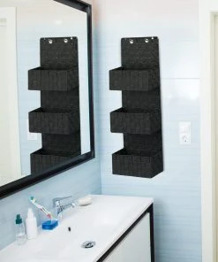 Relaxdays Hängeorganizer In Grau - (B)25 X (H)75 X (T)15 Cm -Relaxdays Verkaufsshop relaxdays hangeorganizer in grau b 25 x h 75 x t 15 cm 4