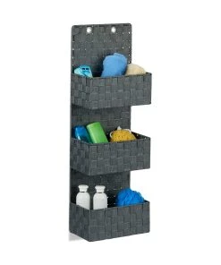 Relaxdays Hängeorganizer In Grau - (B)25 X (H)75 X (T)15 Cm -Relaxdays Verkaufsshop relaxdays hangeorganizer in grau b 25 x h 75 x t 15 cm 7