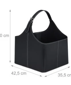 Relaxdays Holzkorb In Schwarz -Relaxdays Verkaufsshop relaxdays holzkorb in schwarz 3