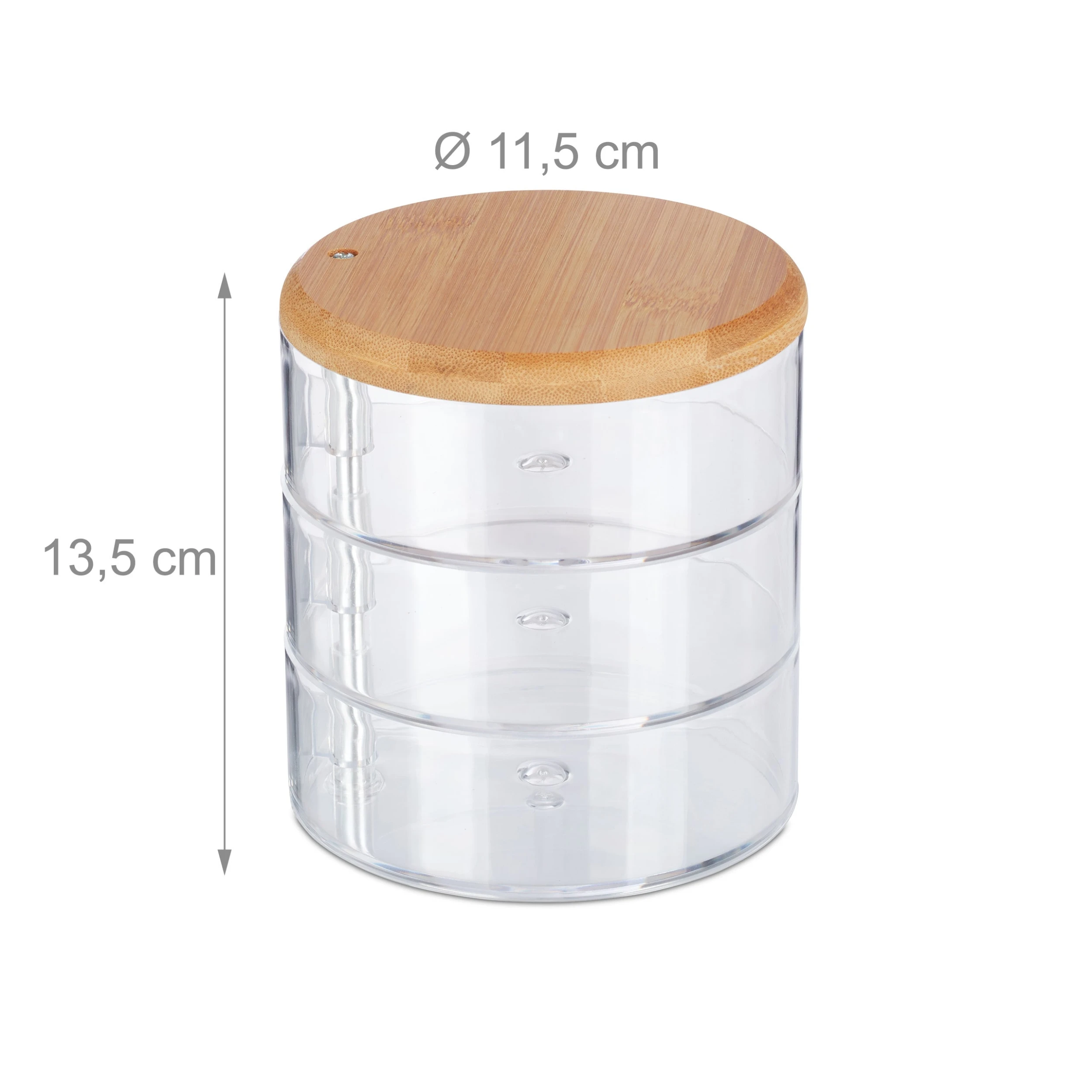 Relaxdays Makeup Organizer Deckel In Transparent 4 Relaxdays Makeup Organizer Deckel In Transparent – Bild 4