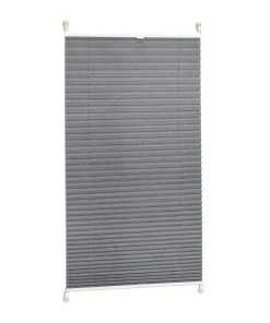 Relaxdays Plissee In Grau - (L)130 X (B)80 Cm