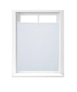 Relaxdays Plissee In Weiß - (B)90 X (H)130 Cm