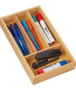 Relaxdays Schubladenorganizer In Natur - (B)16 X (H)4 X (T)28 Cm -Relaxdays Verkaufsshop relaxdays schubladenorganizer in natur b 16 x h 4 x t 28 cm 7