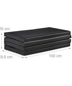 Relaxdays Turnmatte In Schwarz - (B)200 X (H)5 X (T)100 Cm -Relaxdays Verkaufsshop relaxdays turnmatte in schwarz b 200 x h 5 x t 100 cm 4
