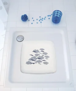 Relaxdays Verkaufsshop -Relaxdays Verkaufsshop ridder duscheinlage helgoland blau 54x54 cm 1