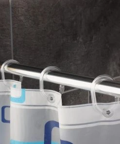 RIDDER Duschvorhang Folie Papillon Semit-transparent / Multicolor 180x200 Cm -Relaxdays Verkaufsshop ridder duschvorhang folie papillon semit transparent multicolor 180x200 cm 3