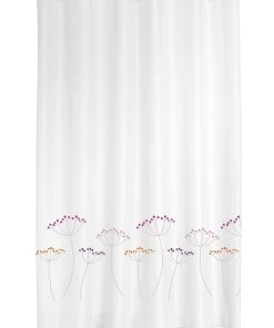 RIDDER Duschvorhang Textil Flora Multicolor 180x200 Cm