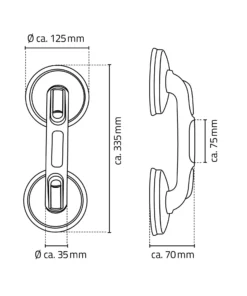 RIDDER Sauggriff Rob S Weiß 14 RIDDER Sauggriff Rob S Weiß -Relaxdays Verkaufsshop ridder sauggriff rob s weiss 4