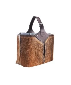 Riess-ambiente.de Zeitungsständer HIDE In Braun / Mehrfarbig - 35 X 45 X 25cm