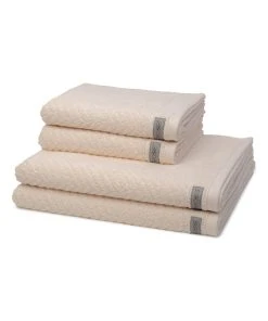 Ross 2 X Handtuch 2 X Duschtuch - Im Set Smart In Natur