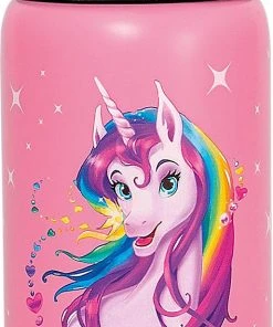 Roth Edelstahl Trinkflasche Einhornportrait, 350 Ml