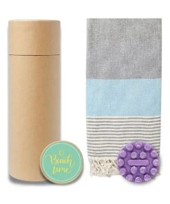 Samimi 3tlg. Set: Wellness & Spa In Grau/ Hellblau