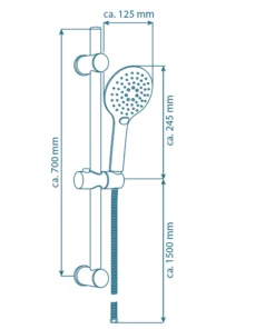 Schütte Duschset RAVEN In Schwarz Matt Mit 3 Strahlarten - (L) 7 X (B) 13 X (H) 70 Cm -Relaxdays Verkaufsshop schutte duschset raven in schwarz matt mit 3 strahlarten l 7 x b 13 x h 70 cm 5