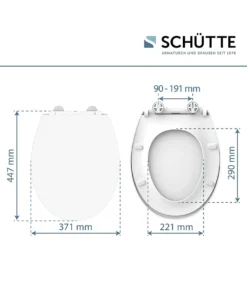 Schütte LED-WC-Sitz Mit Absenkautomatik In Weiß -Relaxdays Verkaufsshop schutte led wc sitz mit absenkautomatik in weiss 3