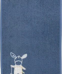 Sterntaler Kinderhandtücher Emmilius, 2er Set, Mittelblau -Relaxdays Verkaufsshop sterntaler kinderhandtucher emmilius 2er set mittelblau 2