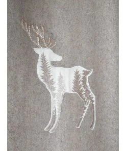 STOF France Ösengardine "Buissiere" In Grau - (L)260 X (B)140 Cm