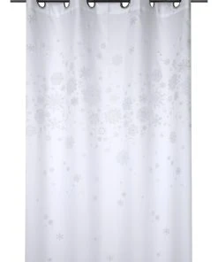 STOF France Ösengardine "Lumineux" In Weiß - (L)260 X (B)140 Cm -Relaxdays Verkaufsshop stof france osengardine lumineux in weiss l 260 x b 140 cm 3