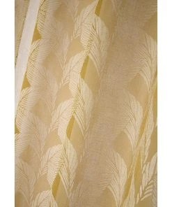 STOF France Ösenvorhang "Orphea" In Gold - (L)260 X (B)140 Cm