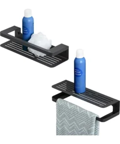 TIGER Duschkorb In Schwarz - (B)35 X (H)7 X (T)20,6 Cm