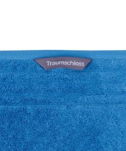 Traumschloss Frottier-Line Premium Gästetuch In Nordic Blau -Relaxdays Verkaufsshop traumschloss frottier line premium gastetuch in nordic blau 2