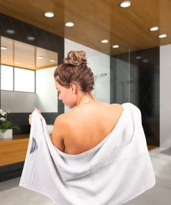 Traumschloss Frottier-Line Premium Saunatuch In Orange -Relaxdays Verkaufsshop traumschloss frottier line premium saunatuch in orange 3