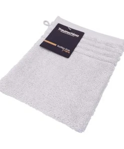 Traumschloss Frottier-Line Premium Waschhandschuh In Hellgrau