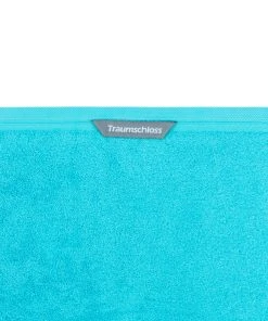 Traumschloss Frottier-Line Saunatuch In Helltürkis -Relaxdays Verkaufsshop traumschloss frottier line saunatuch in hellturkis 2