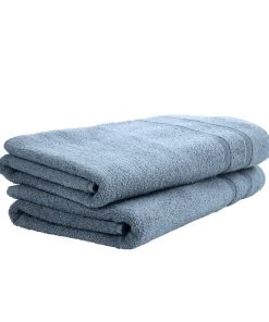 Uncover By Schiesser Duschtücher Brooklyn 2er Pack In Hellblau