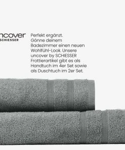 Uncover By Schiesser Duschtücher Brooklyn 2er Pack In Hellgrau -Relaxdays Verkaufsshop uncover by schiesser duschtucher brooklyn 2er pack in hellgrau 4 scaled