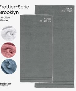 Uncover By Schiesser Duschtücher Brooklyn 2er Pack In Hellgrau -Relaxdays Verkaufsshop uncover by schiesser duschtucher brooklyn 2er pack in hellgrau 5 scaled
