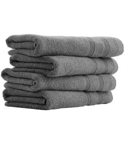 Uncover By Schiesser Handtücher Brooklyn 4er Set In Hellgrau