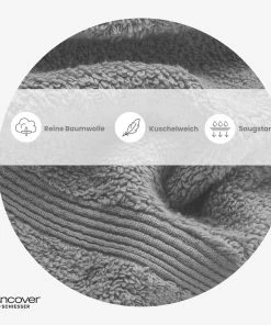 Uncover By Schiesser Handtücher Brooklyn 4er Set In Hellgrau -Relaxdays Verkaufsshop uncover by schiesser handtucher brooklyn 4er set in hellgrau 3 scaled