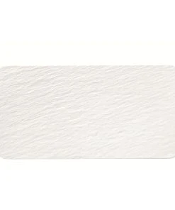 Villeroy & Boch Servierplatte Rechteckig Manufacture Rock Blanc In Weiß