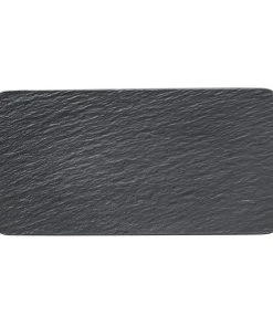 Villeroy & Boch Servierplatte Rechteckig Manufacture Rock In Schwarz