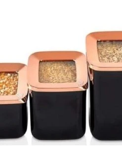 Vip Ahmet 5tlg. Vorratsbehälter In Schwarz