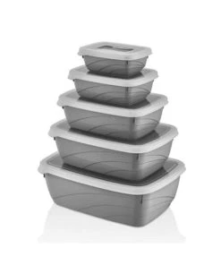 Vip Ahmet 5tlg. Vorratsdose In Grau