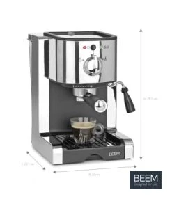 Vitalmaxx Espresso-Siebträgermaschine "ESPRESSO-PERFECT" -Relaxdays Verkaufsshop vitalmaxx espresso siebtragermaschine espresso perfect 3