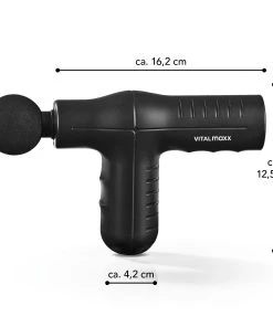 VITALmaxx Mini-Massage Gun Smart Grip - Schwarz -Relaxdays Verkaufsshop vitalmaxx vitalmaxx mini massage gun smart grip schwarz 5