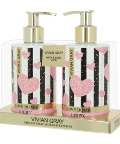 Vivian Gray Cremeseife Love Bomb Luxury & Hand Lotion In Pink/Gold