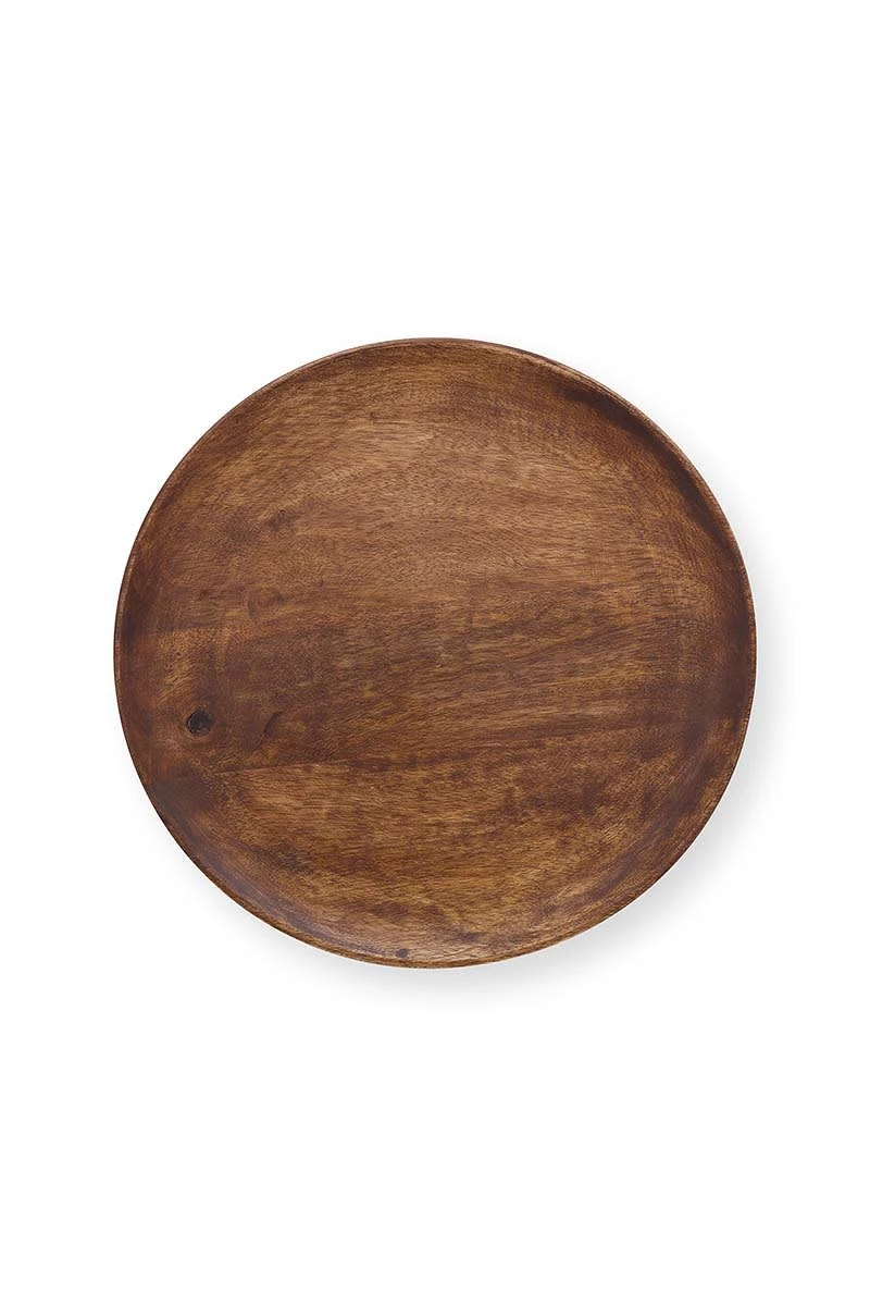 VTwonen Tablett "Plate Wood " In Braun 3 VTwonen Tablett "Plate Wood " In Braun – Bild 3