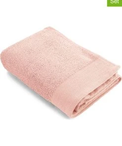 Walra 2er-Set: Handtücher "Soft Cotton" In Rosa