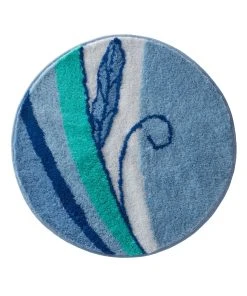 Webschatz Badematte Rund 'Aspen 2.0' In Blau 6 Webschatz Badematte Rund 'Aspen 2.0' In Blau -Relaxdays Verkaufsshop webschatz badematte rund aspen 2 0 in blau 2 scaled