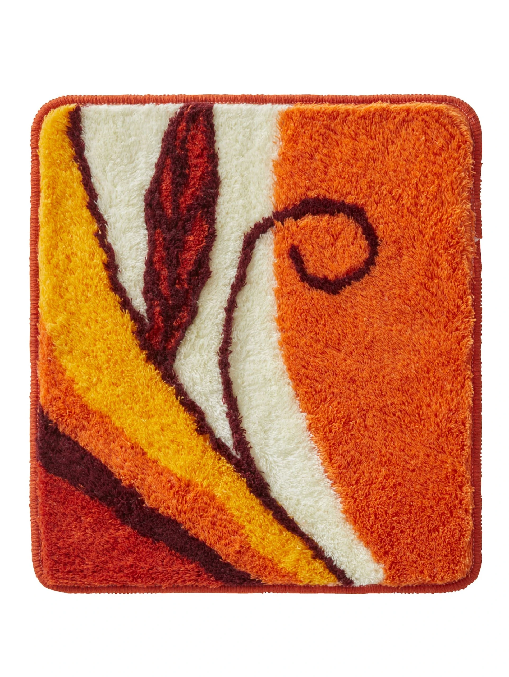 Webschatz Badematte Rund 'Aspen 2.0' In Terracotta 5 Webschatz Badematte Rund 'Aspen 2.0' In Terracotta – Bild 5