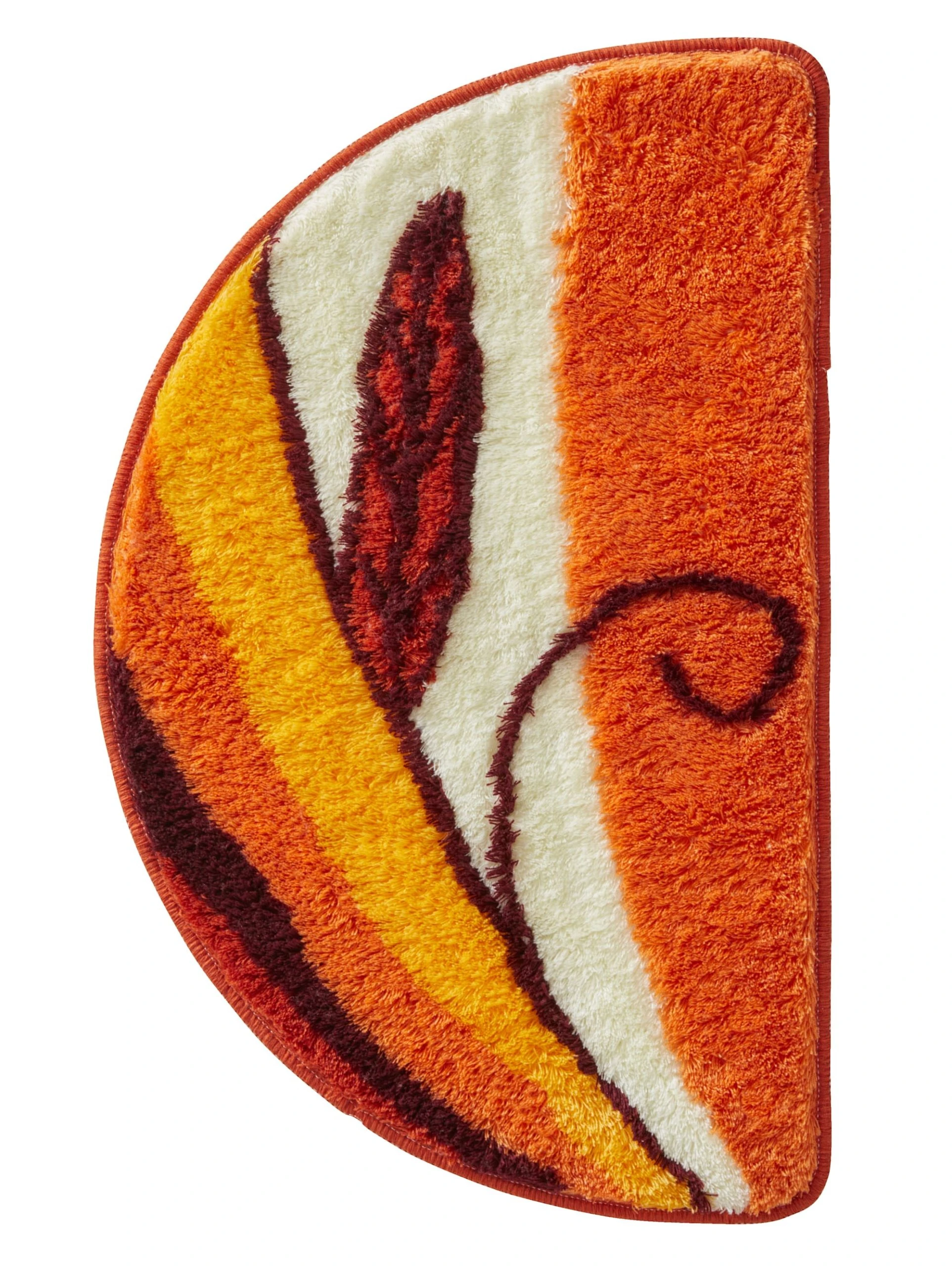 Webschatz Badematte Rund 'Aspen 2.0' In Terracotta 7 Webschatz Badematte Rund 'Aspen 2.0' In Terracotta – Bild 7