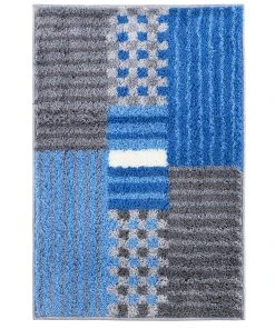 Webschatz Badematte Rund 'Cham' In Blau